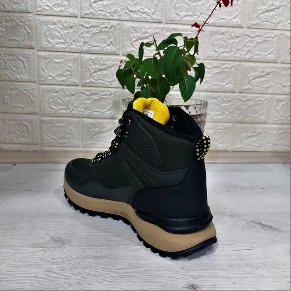 Jump 29652 Haki Waterproof Kaymaz Rahat Erkek Bot - 9