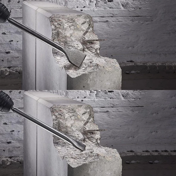 Cat Da03903 Sds Plus 3 Parça Profesyonel Murç/Keski Kırıcı Uç Seti - 7