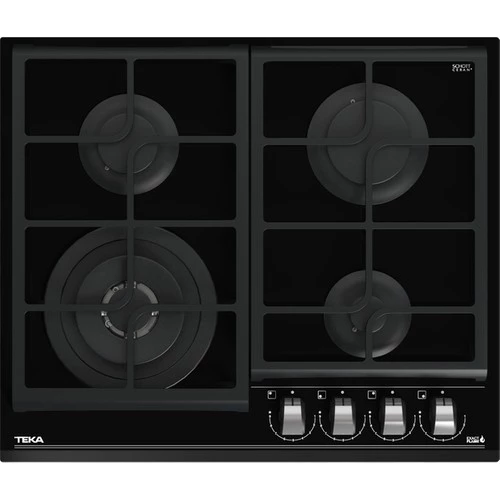 TEKA GZC 64320 XBC BK 60 cm Cam Gazlı  Siyah Ankastre Ocak - 2