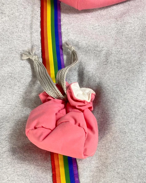 Pocket Rainbow Sweatshirt Orta ve Büyük Irklar İçin - 9