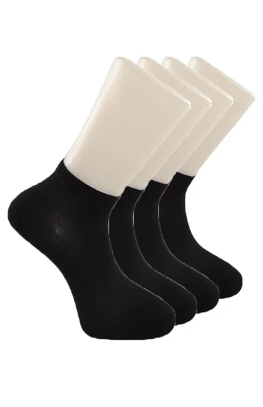 Dündar Erkek 4 lü Plus Dikişsiz Kokulu Penye Patik Çorap