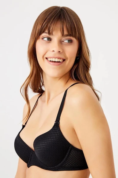 Destekli Sütyen Takımı Petek Detaylı Balenli Cnsy 626TK - 4