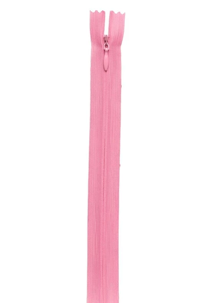 Gizli Elbise Fermuarı 15 Pembe 50 cm