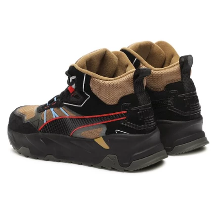 PUMA FERRARİ TRİNİTY MİD WTR RENKLİ ERKEK SPOR AYAKKABI 30794101 E-104 - Resim 4