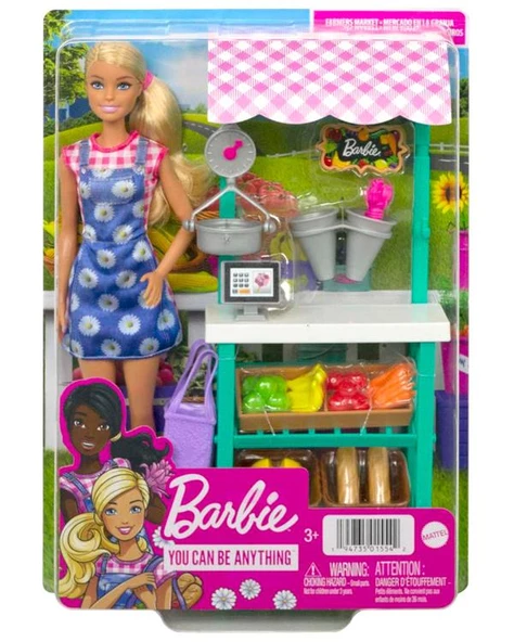 Barbie Çiftçi Pazarı Oyun Seti HCN22