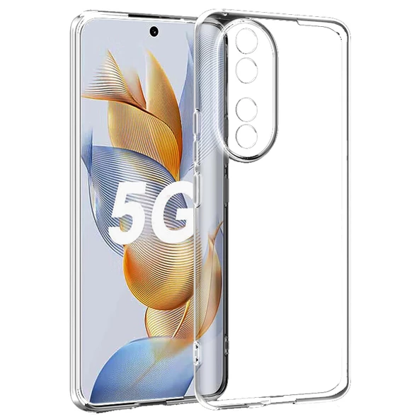 Huawei Honor 90 Kılıf Şeffaf Silikon Hibrit Case Kapak