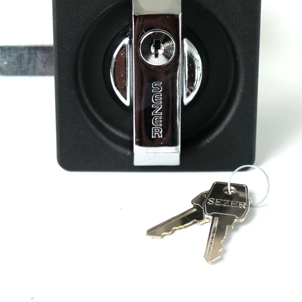 Dolap Kilidi Kare Krom Uzun Model - 3