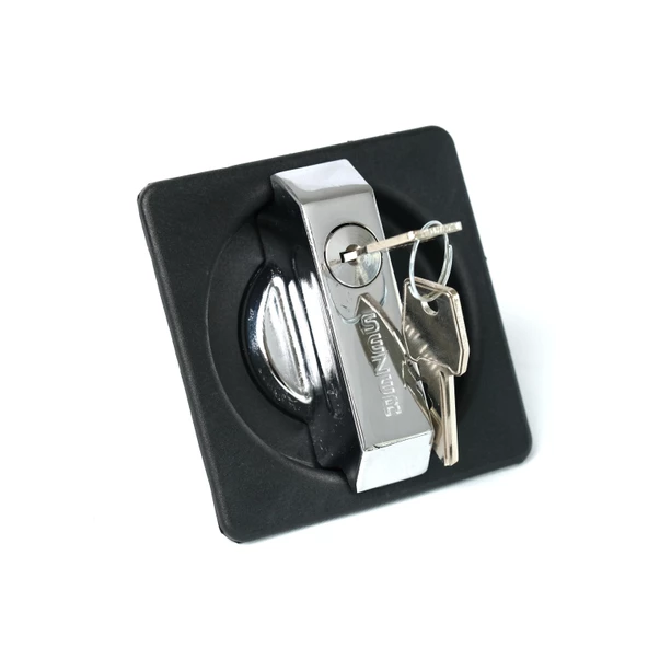 Dolap Kilidi Kare Krom Kısa - 2