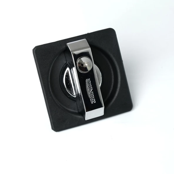 Dolap Kilidi Kare Krom Kısa - 4