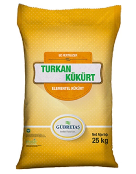 Tarım Kükürdü Sarı Toz Kükürt Zirai Kükürt 25 Kg