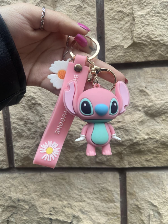 Lilo Stitch Figürlü Anahtarlık  Çanta Süsü