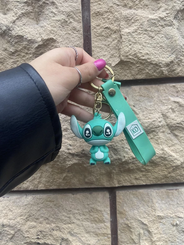 Lilo Stitch Figürlü Anahtarlık  Çanta Süsü - Resim 5