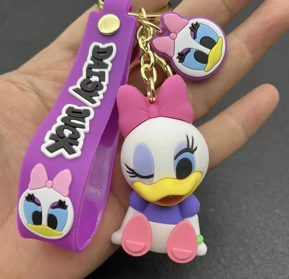 Daisy Duck Slikon Anahtarlık Çanta Süsü ürün görseli