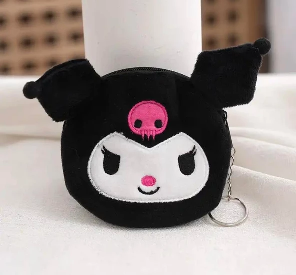 Kawai Sanrio Kuromi   Bozuk Para Cüzdanı Anahtarlık Model