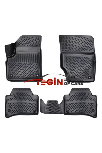 Porsche Cayenne 3D Havuzlu Paspas 2007 Siyah