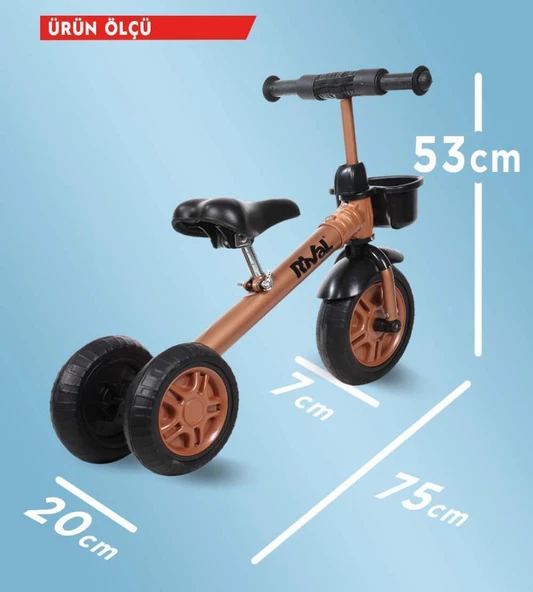 Rival Rv601 Moto Bike Denge Bisikleti Denge Oyunu Gold - 7