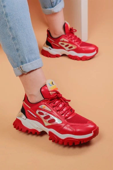 Sierra Kırmızı Renkli Kadın Spor Ayakkabı