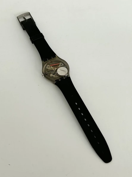 Swatch High Beam 35mm Silikon Kordon 1992 Vintage Kol Saati (S-012) - 7