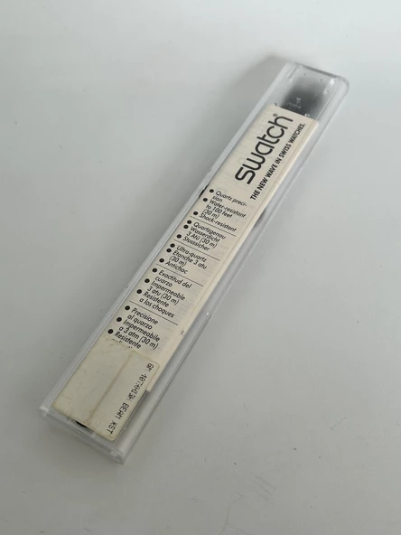 Swatch High Beam 35mm Silikon Kordon 1992 Vintage Kol Saati (S-012) - 3