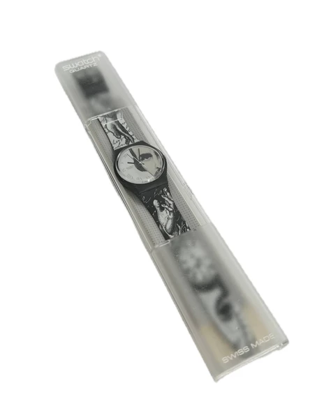 Swatch Glance 35mm Silikon Kordon 1992 Vintage Kol Saati (S-007)