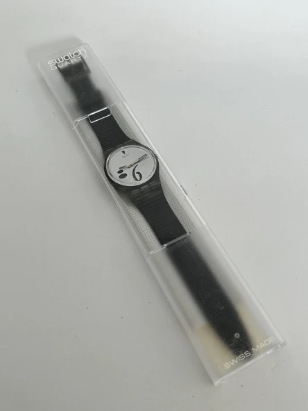 Swatch High Beam 35mm Silikon Kordon 1992 Vintage Kol Saati (S-012) - 2