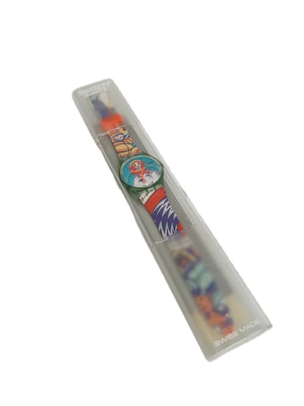 Swatch Yuri 35mm Silikon Kordon 1992 Vintage Kol Saati (S-004)