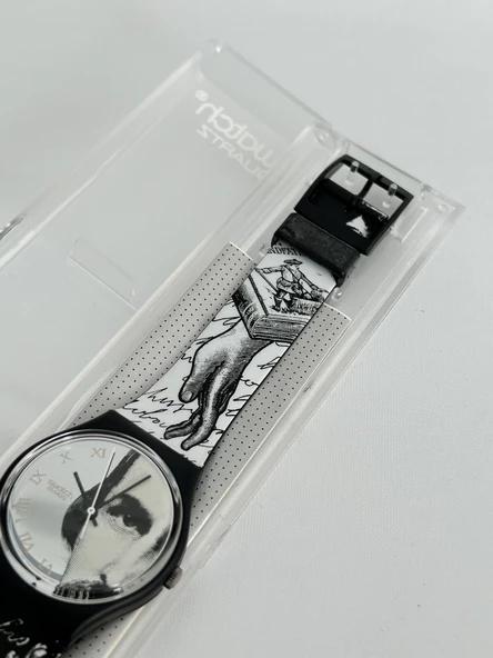 Swatch Glance 35mm Silikon Kordon 1992 Vintage Kol Saati (S-007) - 6