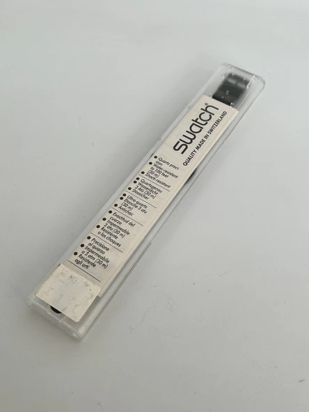 Swatch Glance 35mm Silikon Kordon 1992 Vintage Kol Saati (S-007) - 3