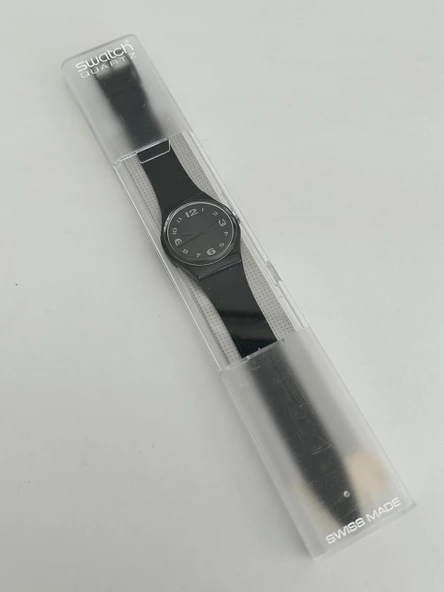 Swatch After Dark 35mm Silikon Kordon 1992 Vintage Kol Saati (S-018) - 2