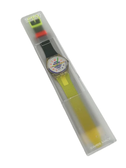 Swatch High Pressure 35mm Silikon Kordon 1992 Vintage Kol Saati (S-022)
