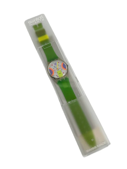 Swatch Stream 35mm Silikon Kordon 1992 Vintage Kol Saati (S-021)