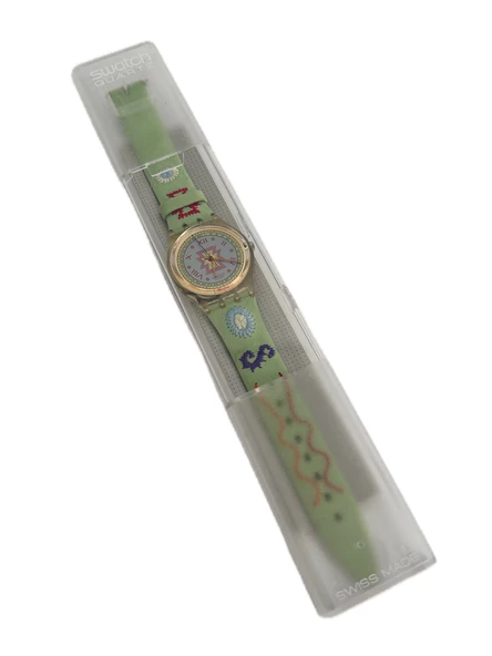 Swatch Cuzco 35mm Deri Kordon 1992 Vintage Kol Saati (S-026) ürün görseli