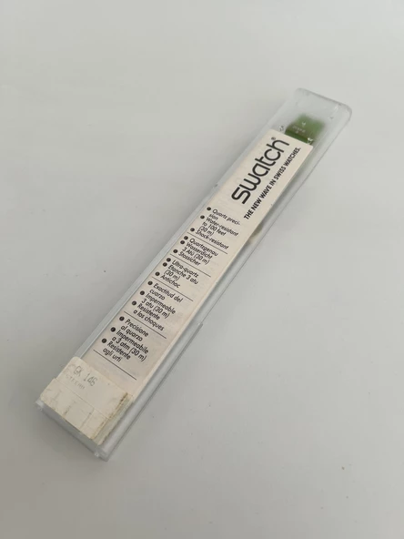 Swatch Stream 35mm Silikon Kordon 1992 Vintage Kol Saati (S-021) - Resim 3