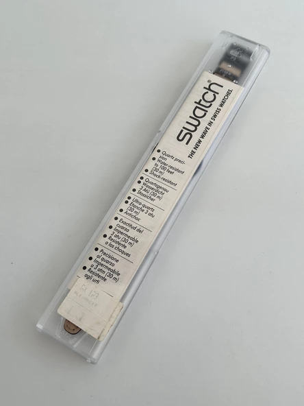 Swatch Alexander 35mm Deri Kordon 1992 Vintage Kol Saati (S-030) - 3