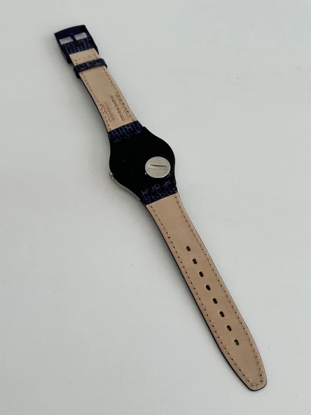 Swatch Alexander 35mm Deri Kordon 1992 Vintage Kol Saati (S-030) - 7