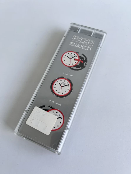 Swatch Pop Alice 46,5mm Lastik Kordon 1992 Vintage Kol Saati (S-040) - 3