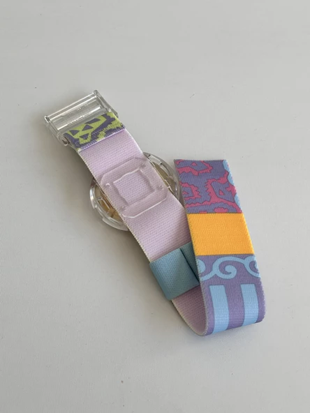 Swatch Pop Coralla 46,5mm Lastik Kordon 1992 Vintage Kol Saati (S-039) - Resim 6