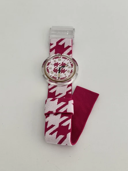 Swatch Pop Mile 46,5mm Lastik Kordon 1992 Vintage Kol Saati (S-048) - 5
