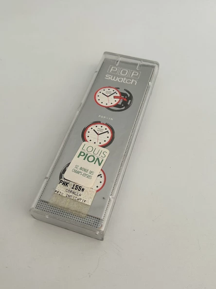 Swatch Pop Micro Garden 46,5mm Lastik Kordon 1992 Vintage Kol Saati (S-049) - 3