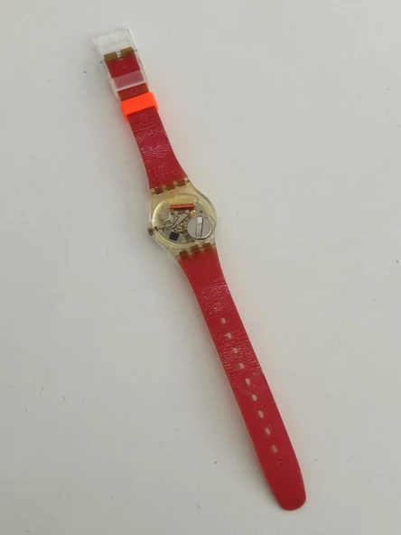 Swatch Rising Star 26mm Silikon Kordon 1992 Vintage Kol Saati (S-059) - 7