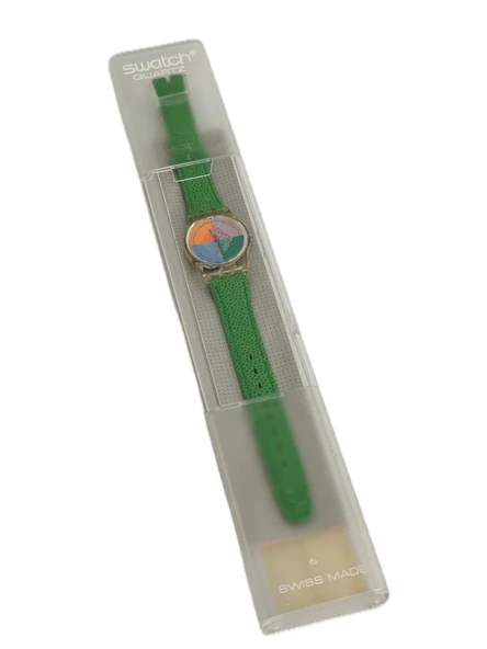 Swatch Piastrella 26mm Deri Kordon 1992 Vintage Kol Saati (S-058) ürün görseli