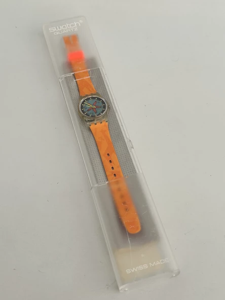 Swatch Rising Star 26mm Silikon Kordon 1992 Vintage Kol Saati (S-059) - 2
