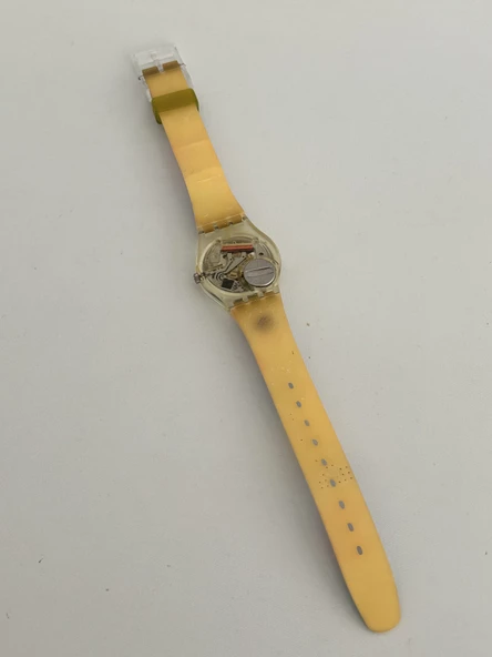 Swatch Piccolo 26mm Silikon Kordon 1992 Vintage Kol Saati (S-062) - 7