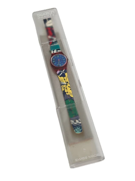 Swatch Exotica 26mm Silikon Kordon 1992 Vintage Kol Saati (S-064)