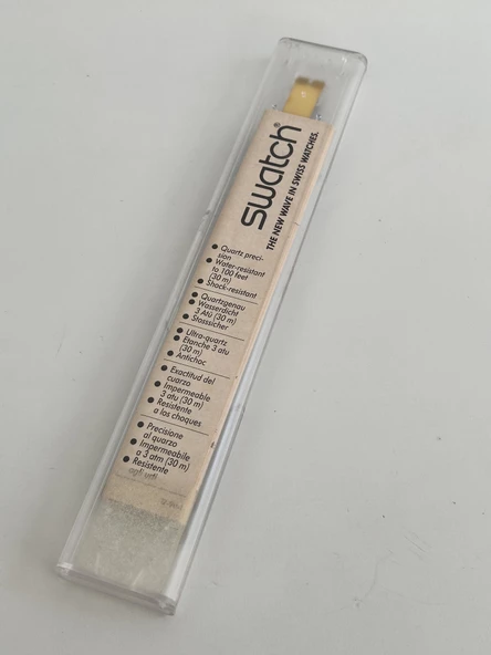Swatch Exotica 26mm Silikon Kordon 1992 Vintage Kol Saati (S-064) - 3