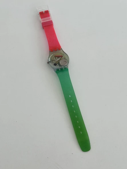 Swatch High Heel 26mm Silikon Kordon 1992 Vintage Kol Saati (S-068) - 7