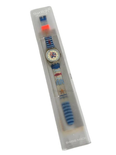 Swatch Red Cloud 26mm Silikon Kordon 1992 Vintage Kol Saati (S-066)