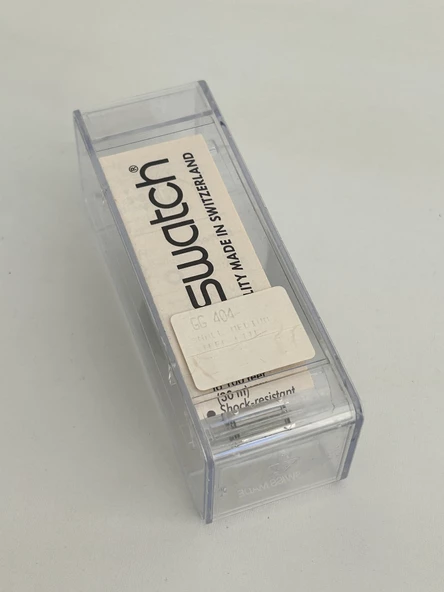 Swatch Steel Lite 35mm Çelik Kordon 1992 Vintage Kol Saati (S-074) - 9