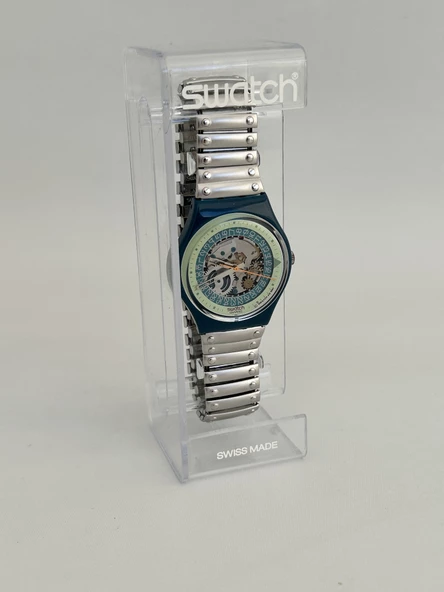 Swatch Steel Lite 35mm Çelik Kordon 1992 Vintage Kol Saati (S-074) - 3