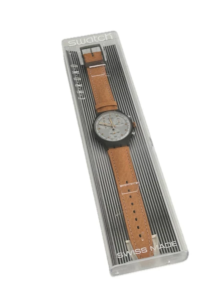 Swatch Chrono Sirio 40mm Deri Kordon 1992 Vintage Kol Saati (S-078)
